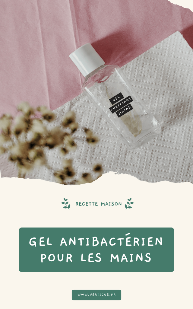Recette de gel antibactérien maison aux huiles essentielles doux pour la peau