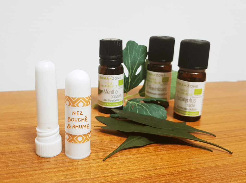 Stick inhalateur maison aux huiles essentielles contre le nez bouché